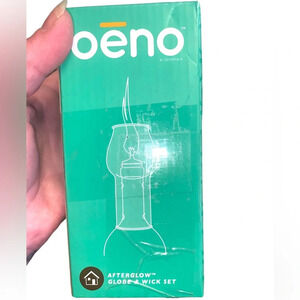 Oeno afterglow globe and wick set with extra wick